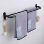 24 Inch Wall Mounted Stainless Steel Towel Rod for Bathroom, Towel Racks and Bars