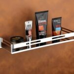 12 inch Stainless Steel Bathroom Shelf Rack/Bathroom Organizer/Wall Shelf for Bathroom Accessories Set/Kitchen Stand/Kitchen Shelves & Racks
