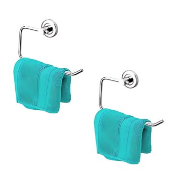 Pack of 2 Stainless Steel  Napkin Hanger for Bathroom/Towel Holder for Wash Basin/Napkin Holder/Bathroom Accessories