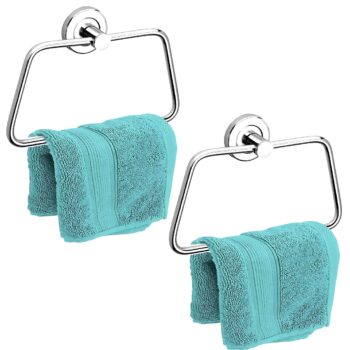 Pack of 2 Stainless Steel Napkin Hanger for Bathroom/Towel Holder for Wash Basin/Napkin Holder/Bathroom Accessories